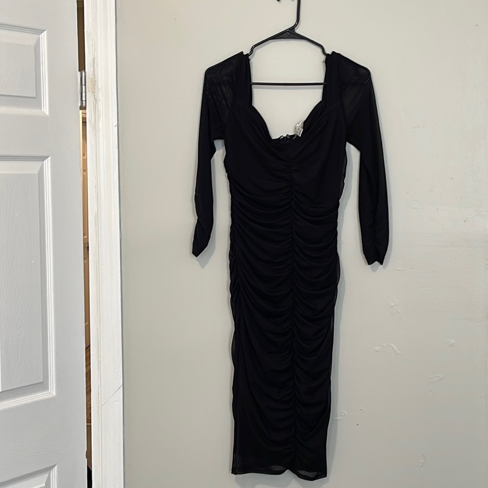 Black Midi Dress